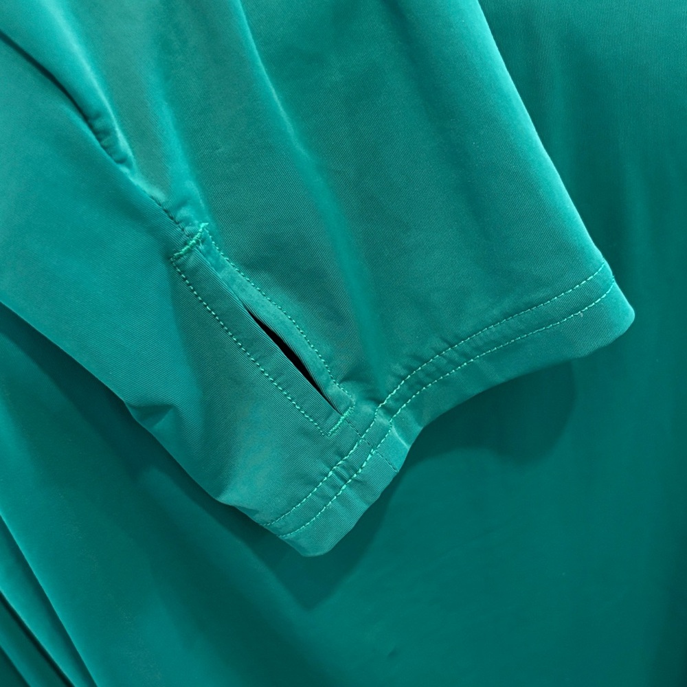 Emerald Green Long Sleeve Women's Athletic Top - Picture 5 of 7